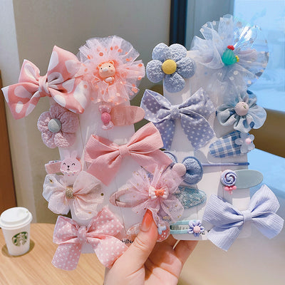 Clip de Cabello con Moño Floral para Niñas - Diseño Princesa Hada - Image 34