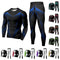 Conjunto Deportivo de Compresión para Hombre - Pantalón y Playera Térmica para Invierno