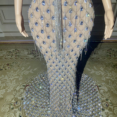 Vestido Sirena Elegante sin Espalda - Image 2