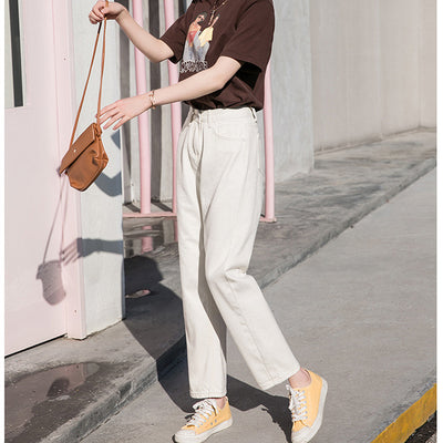 Pantalones Vaqueros Negros Rectos para Mujer - Image 4
