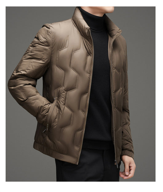 Chaqueta Acolchada Ligera con Cuello Alto para Invierno - Image 8