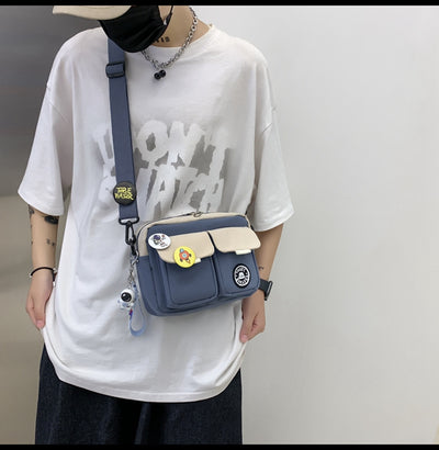 Bolsa Mensajera Crossbody para Hombre con Distintivo - Image 28