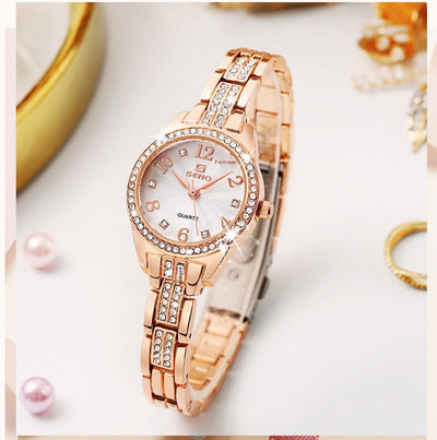 Reloj de Pulsera Impermeable para Mujer con Hebilla y Movimiento de Cuarzo - Image 7