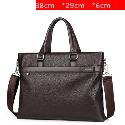 Maletín Ejecutivo de Cuero Suave Gran Capacidad para Hombre - Image 7