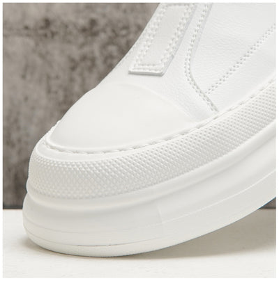 Botas Blancas de Hombre Invierno Terciopelo con Suela Gruesa - Image 9