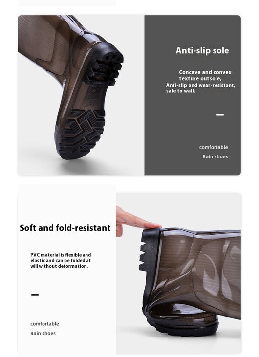 Botas de Lluvia Impermeables para Hombre - Suela Antideslizante y Resistente - Image 22