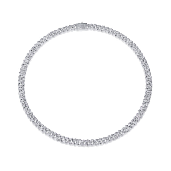 Collar Colgante Isla de Plata - Joyería de Lujo con Moissanita Premium y Plata S925