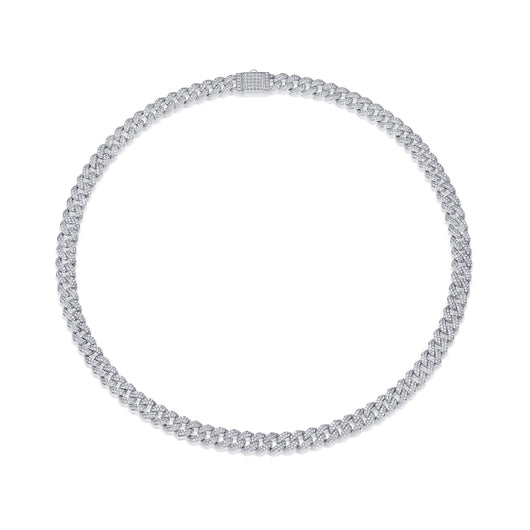 Collar Colgante Isla de Plata - Joyería de Lujo con Moissanita Premium y Plata S925