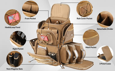 Mochila Táctica Militar Impermeable de Gran Capacidad para Montaña - Image 19