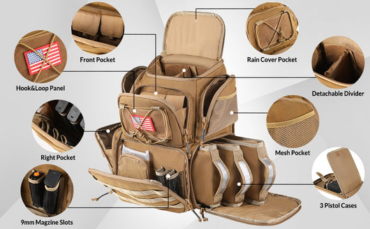 Mochila Táctica Militar Impermeable de Gran Capacidad para Montaña - Image 19