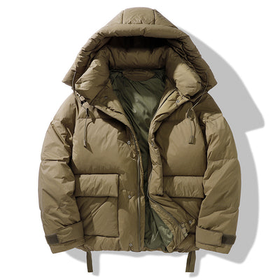 Chaqueta de Plumón Estilo Utilitario para Hombre Talla Grande - Image 2