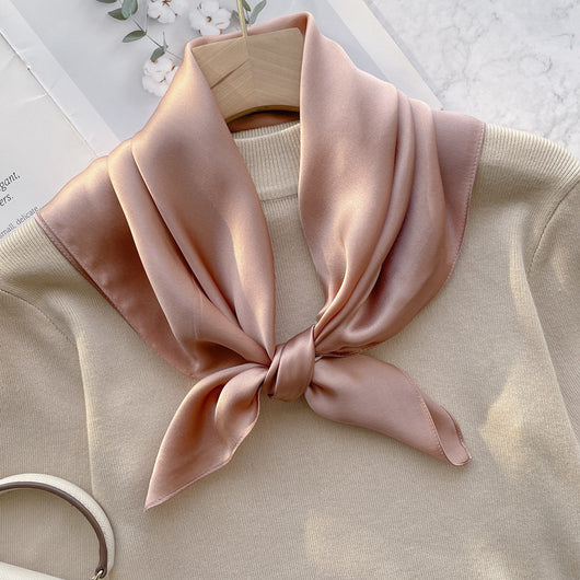 Pañuelo de Seda Elegante Retro para Primavera y Otoño - Image 10