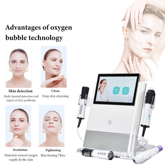 Dispositivo de Lifting Facial 3 en 1 con Ultrasonido, CO2 y Oxígeno