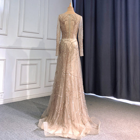Vestido de Noche Elegante Lujo Minoritario