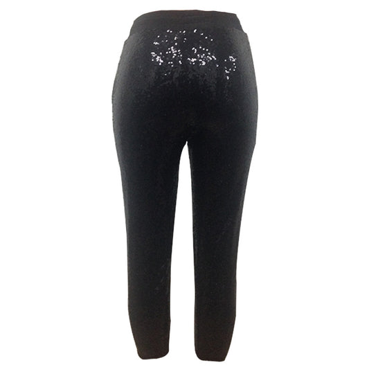 Pantalones Lápiz Casuales con Detalles de Perlas y Brillo Europeos - Image 11
