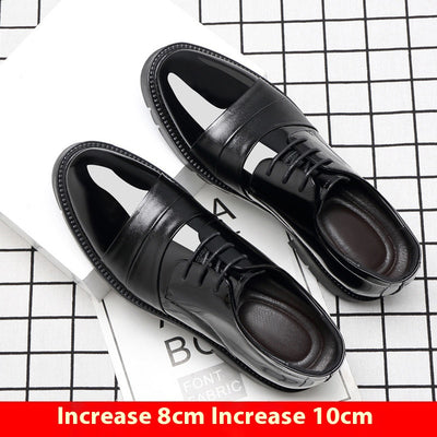 Zapatos Formales con Alzas Internas 10cm - Cuero Brillante Premium para Hombre - Image 3