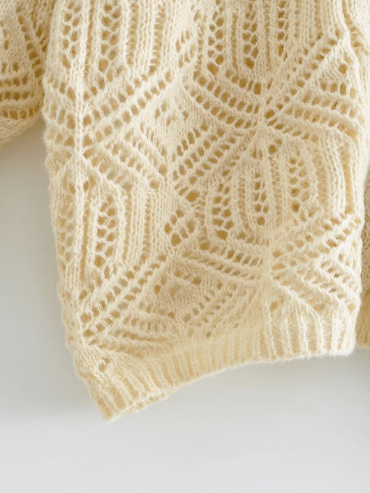 Suéter Calado Otoño Suelto para Mujer Casual - Image 26