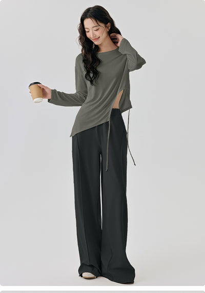 Blusa Deportiva Modal con Recortes Laterales y Cordón Ajustable - Image 24