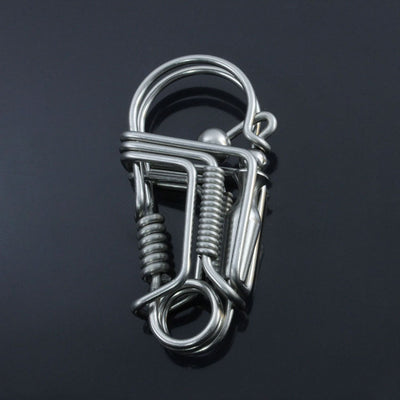 Llavero de Metal Brass para Auto - Colgante Unisex Elegante - Image 4