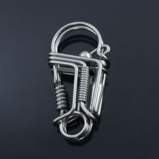 Llavero de Metal Brass para Auto - Colgante Unisex Elegante - Image 4
