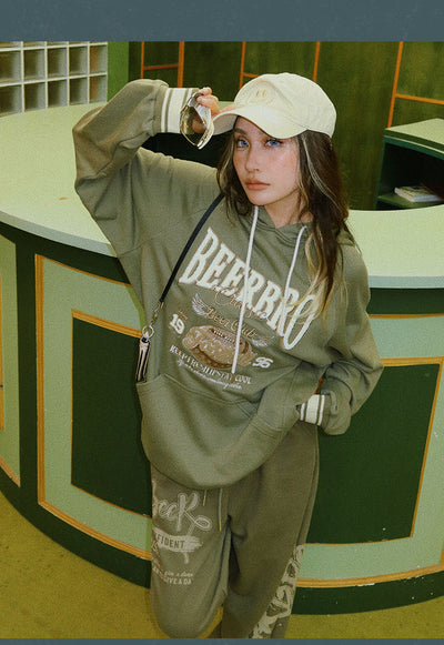 Pantalones de Sudadera Estilo Americano con Puños Ajustables - Image 7
