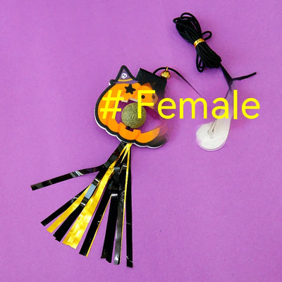 Juguete Interactivo de Plumas con Cuerda Elástica para Gatos - Image 10
