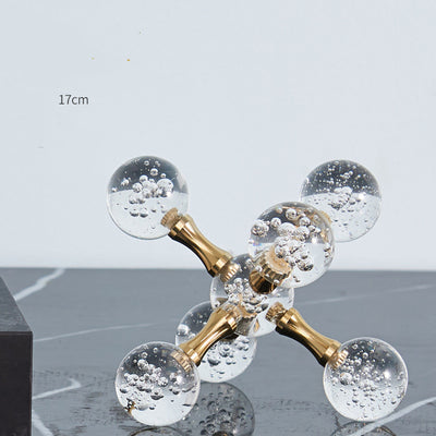 Decoración Molecular de Cristal Luxury para Sala de Estar y Mueble TV - Image 14