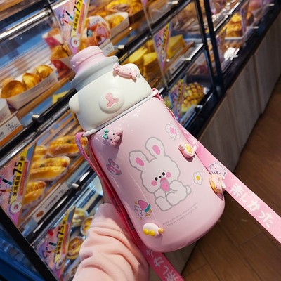 Termo Infantil con Popote Diseño Osito - Gran Capacidad y Aislamiento Térmico - Image 9
