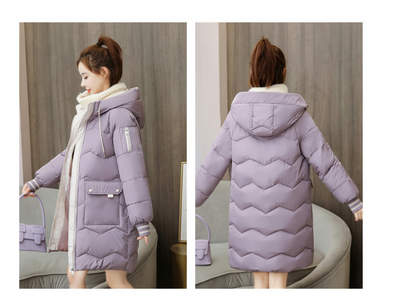Chaqueta Acolchada Larga para Mujer - Calidez y Estilo - Image 19