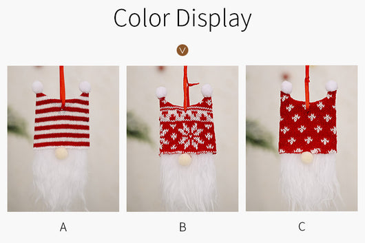 Adorno Navideño Gorro Doble Bola con Base de Madera - Decoración Festiva Elegante - Image 18