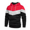 Camiseta Combinada de Colores para Hombre - Estilo Europeo y Americano