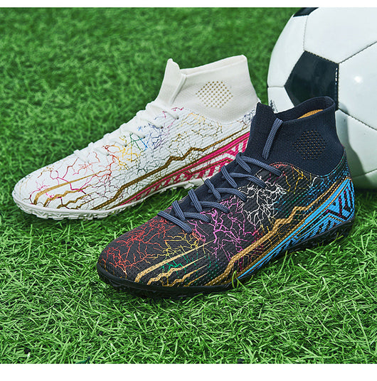 Botines de Fútbol Sala Alto Rendimiento con Tacos para Jóvenes - Image 14