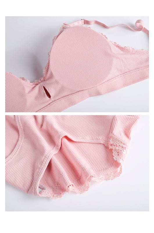 Conjunto de Lencería Femenina con Encaje sin Varillas de Acero - Image 13