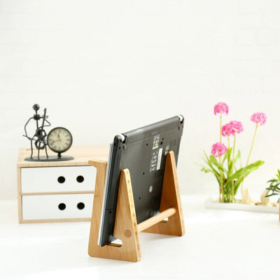 Soporte Refrigerante para Laptop en Bambú y Madera - Image 4