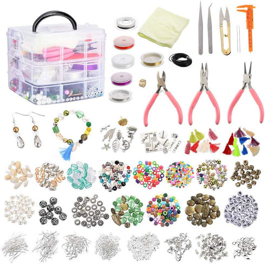 Set Completo de Accesorios Artesanales: Pulsera, Collar y Tapones - Image 5