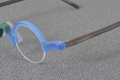 Lentes Retro Azul Claro para Mujer - Protección Digital - Image 11