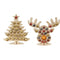 Calendario de Adviento Navideño de Madera