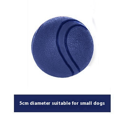 Orange rubber pet toy ball with textured surface and grooved lines, 5cm diameter, suitable for small dogs. - Image 10