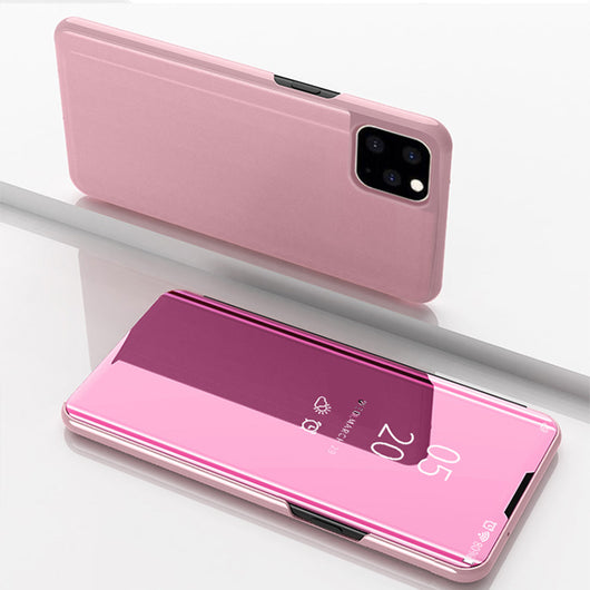 Funda Espejo con Soporte para Teléfono - Tipo Abatible con Acabado Cromado - Image 14