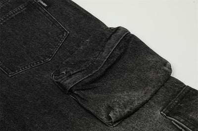 Pantalones Cargo Jeans con Múltiples Bolsillos Estilo Americano para Hombre - Image 21