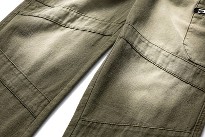 Pantalones de Gabardina Pesada Lavados para Hombre - Corte Versátil - Image 18