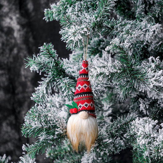Muñeco Luminoso Colgante Tejido sin Rostro - Pequeño Duende Decorativo - Image 4