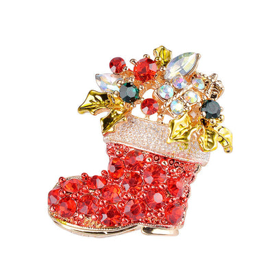 Broche Floral Copo de Nieve - Accesorio Clásico Elegante - Image 2