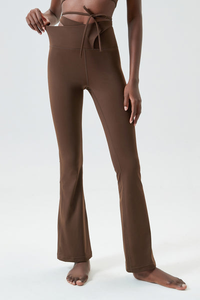 Pantalones Yoga Ajustados con Cordón para Mujer Tallas Grandes - Image 23