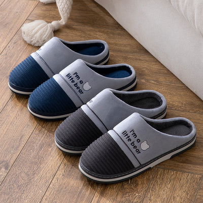 Pantuflas Cálidas para Hombre Talla Grande - Algodón Antideslizante - Image 3