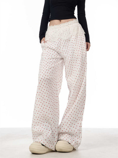Pantalones Casuales Artesanales con Detalles de Encaje Refinado - Image 2
