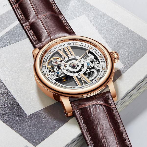 Reloj Mecánico Automático para Hombre con Cristal de Zafiro