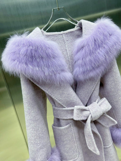 Abrigo de Invierno para Mujer en Lana de Oveja con Corte Ajustado - Image 18
