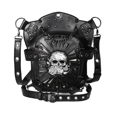 Bolso Bandolera Punk Calavera Multifuncional - Image 10
