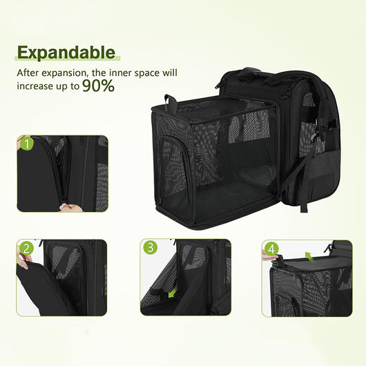 Mochila Transportadora para Gatos con Bolsa Extensible - Image 4
